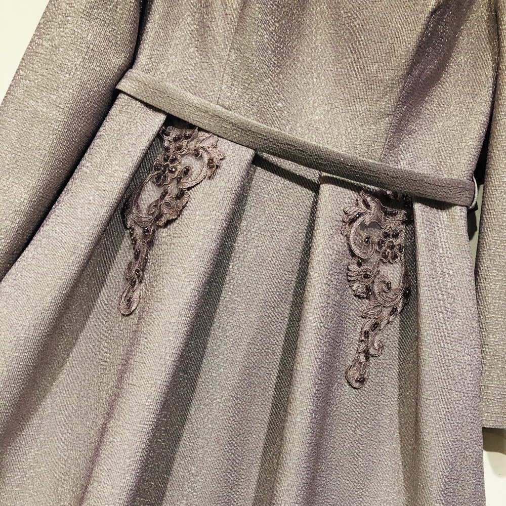 Evening maxi shiny dress - Picture 3 of 8